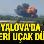 Yalova’da eğitim uçağı düştü